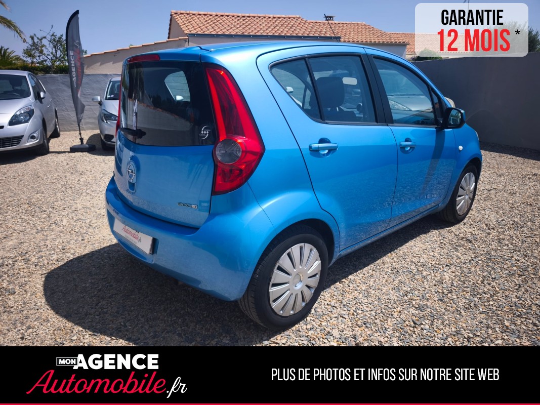 Opel Agila 1.0 I 65 Cv Enjoy "Essence/GPL" "Peu De Km"/ Garantie 12 Mois