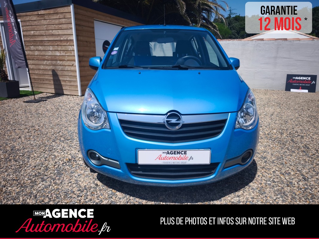 Opel Agila 1.0 I 65 Cv Enjoy "Essence/GPL" "Peu De Km"/ Garantie 12 Mois