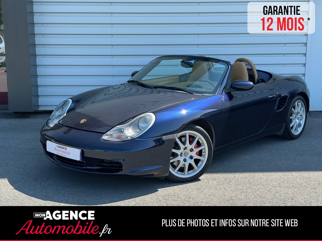 Porsche BOXSTER S 986.2 260 Ch 3.2 Boite Mécanique *Pack Alu*Cuir Étendu Savane*Sièges Elec*Sièges Chauffants / GARANTIE 12 MOIS