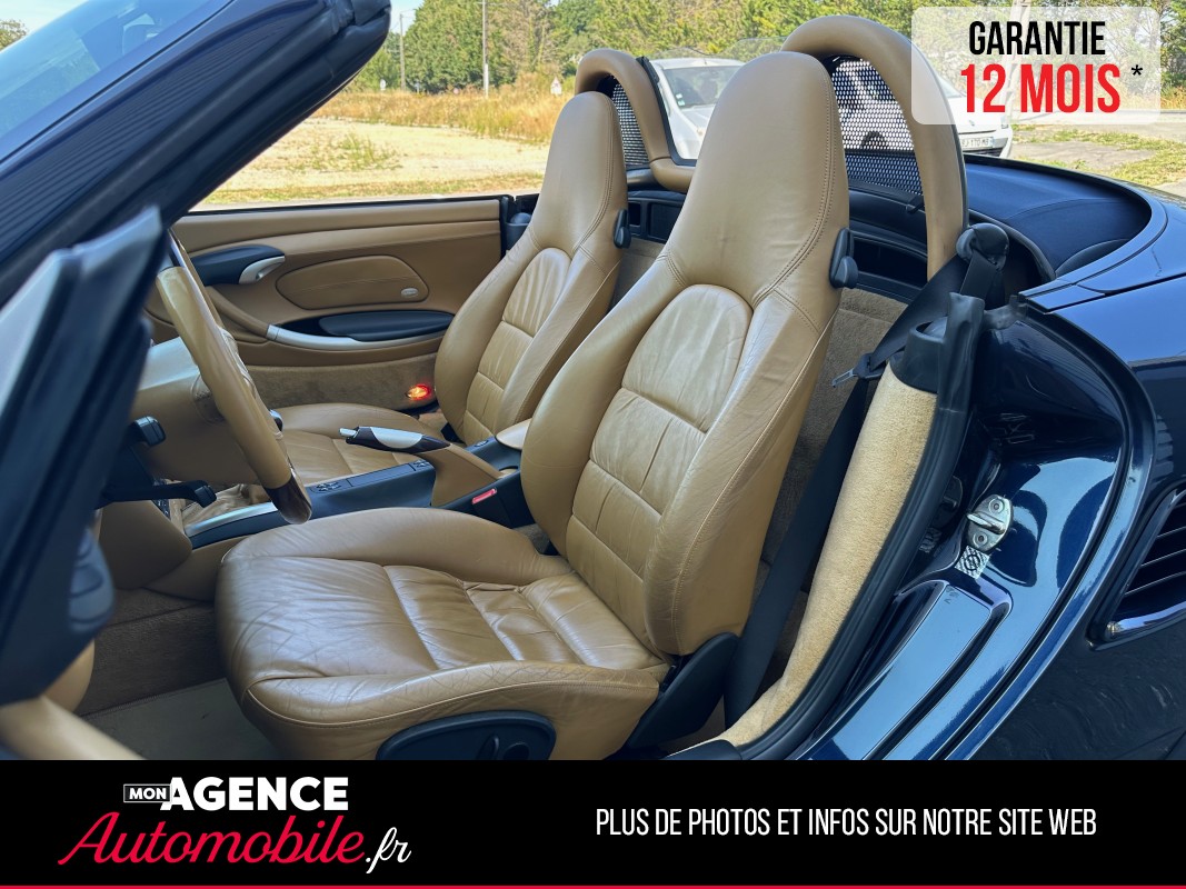 Porsche BOXSTER S 986.2 260 Ch 3.2 Boite Mécanique *Pack Alu*Cuir Étendu Savane*Sièges Elec*Sièges Chauffants / GARANTIE 12 MOIS