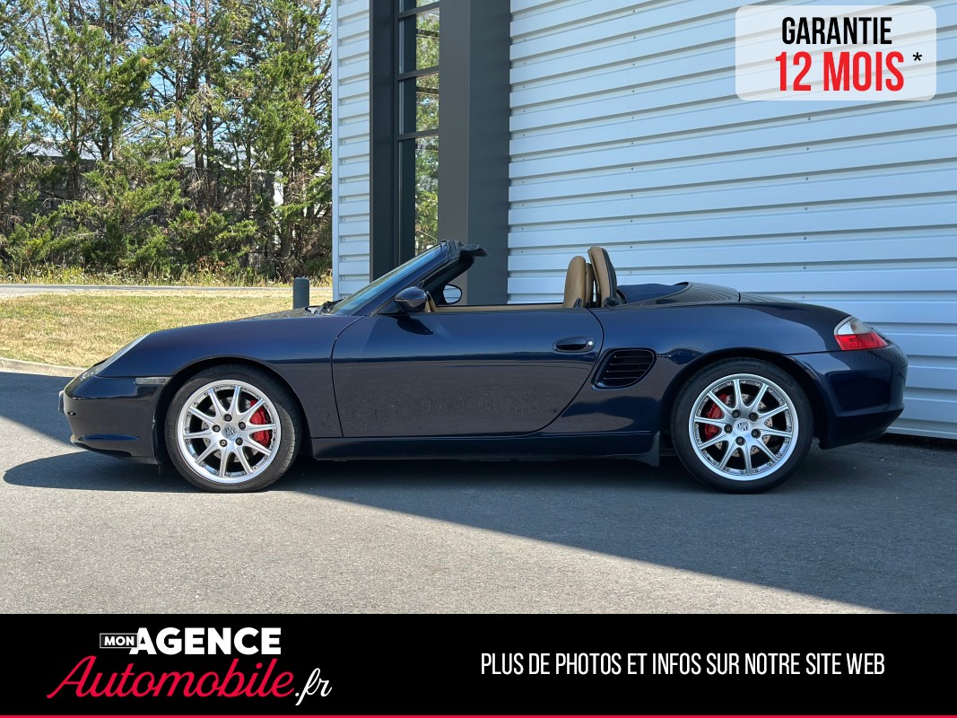 Porsche BOXSTER S 986.2 260 Ch 3.2 Boite Mécanique *Pack Alu*Cuir Étendu Savane*Sièges Elec*Sièges Chauffants / GARANTIE 12 MOIS
