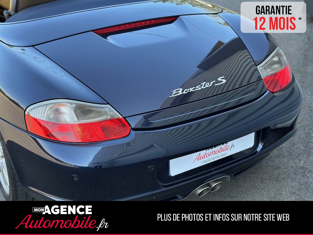 Porsche BOXSTER S 986.2 260 Ch 3.2 Boite Mécanique *Pack Alu*Cuir Étendu Savane*Sièges Elec*Sièges Chauffants / GARANTIE 12 MOIS