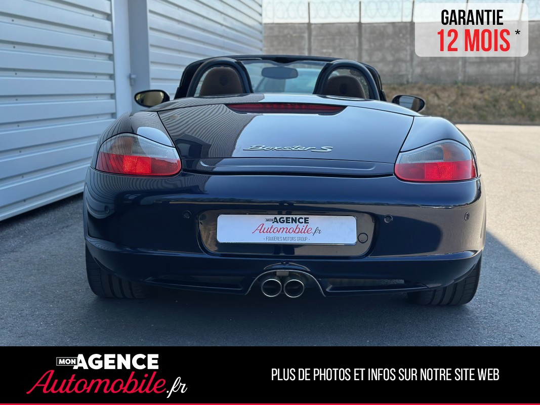 Porsche BOXSTER S 986.2 260 Ch 3.2 Boite Mécanique *Pack Alu*Cuir Étendu Savane*Sièges Elec*Sièges Chauffants / GARANTIE 12 MOIS