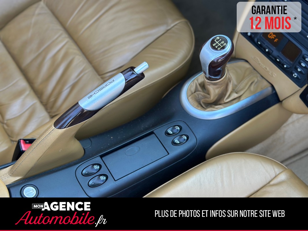 Porsche BOXSTER S 986.2 260 Ch 3.2 Boite Mécanique *Pack Alu*Cuir Étendu Savane*Sièges Elec*Sièges Chauffants / GARANTIE 12 MOIS