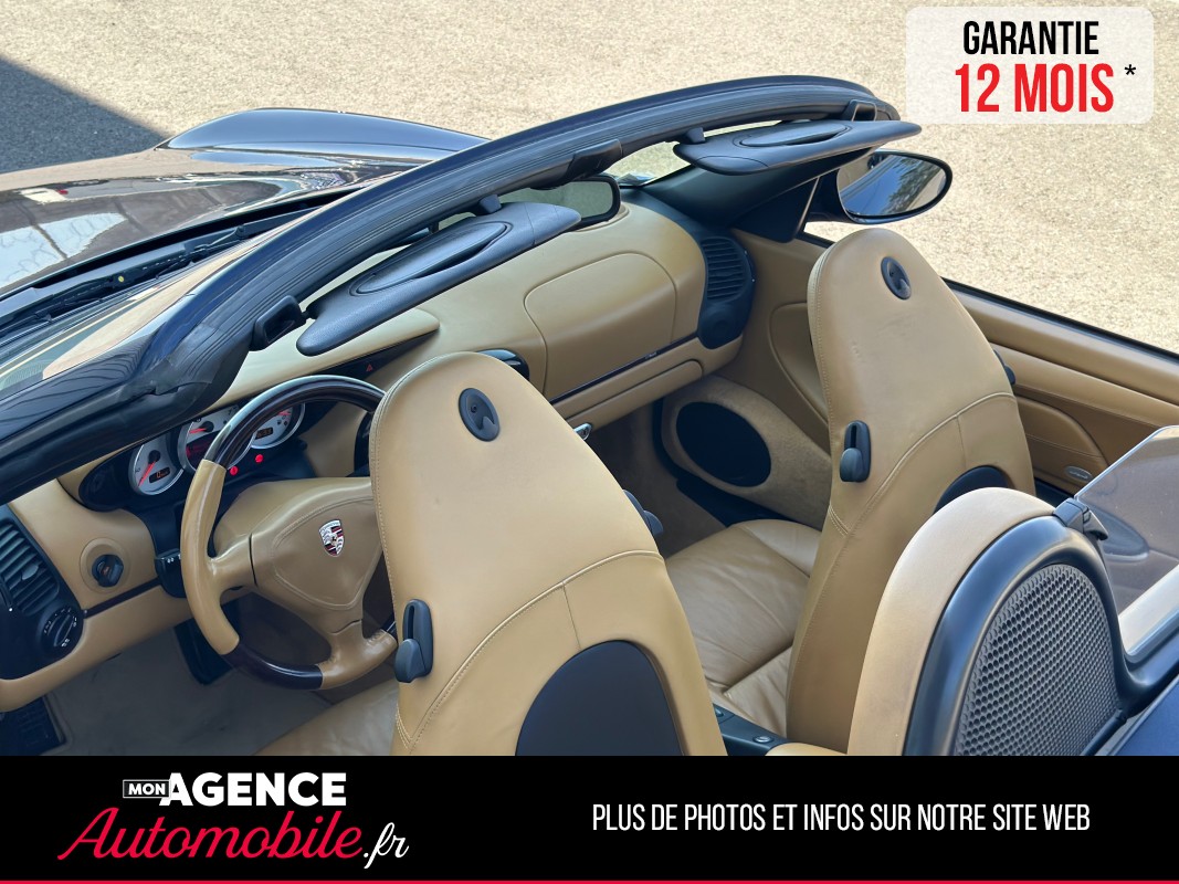 Porsche BOXSTER S 986.2 260 Ch 3.2 Boite Mécanique *Pack Alu*Cuir Étendu Savane*Sièges Elec*Sièges Chauffants / GARANTIE 12 MOIS