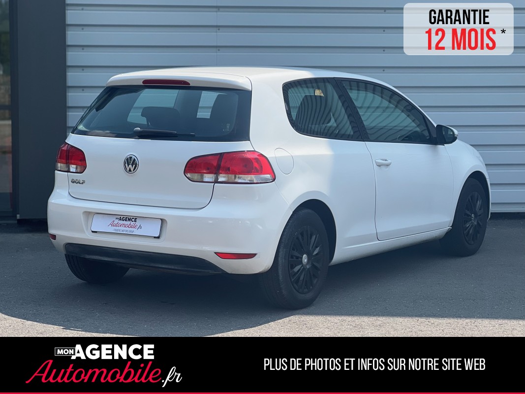 Volkswagen GOLF VI TREND 1.4 80 Ch *Suivi Complet*Régulateur / GARANTIE 12 MOIS