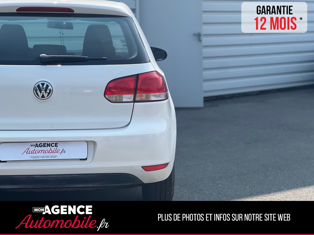 Volkswagen GOLF VI TREND 1.4 80 Ch *Suivi Complet*Régulateur / GARANTIE 12 MOIS