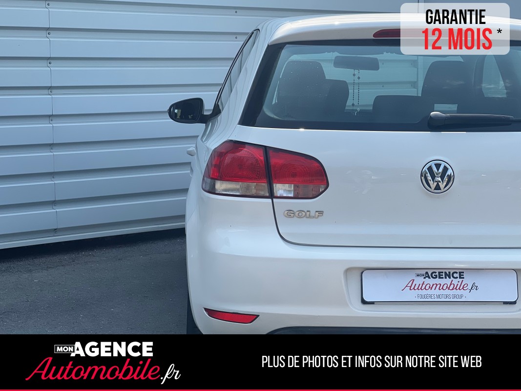 Volkswagen GOLF VI TREND 1.4 80 Ch *Suivi Complet*Régulateur / GARANTIE 12 MOIS