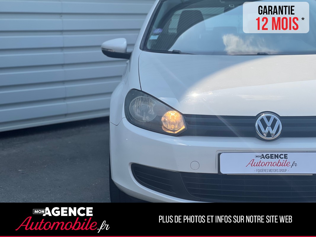Volkswagen GOLF VI TREND 1.4 80 Ch *Suivi Complet*Régulateur / GARANTIE 12 MOIS