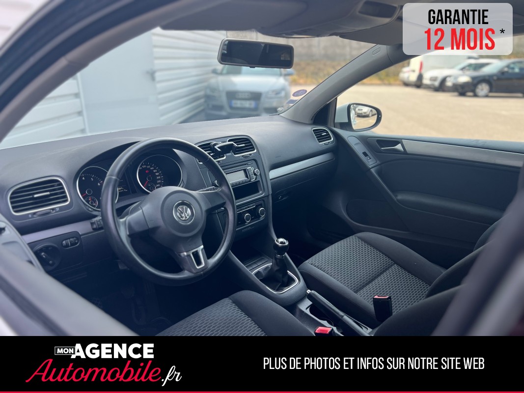 Volkswagen GOLF VI TREND 1.4 80 Ch *Suivi Complet*Régulateur / GARANTIE 12 MOIS