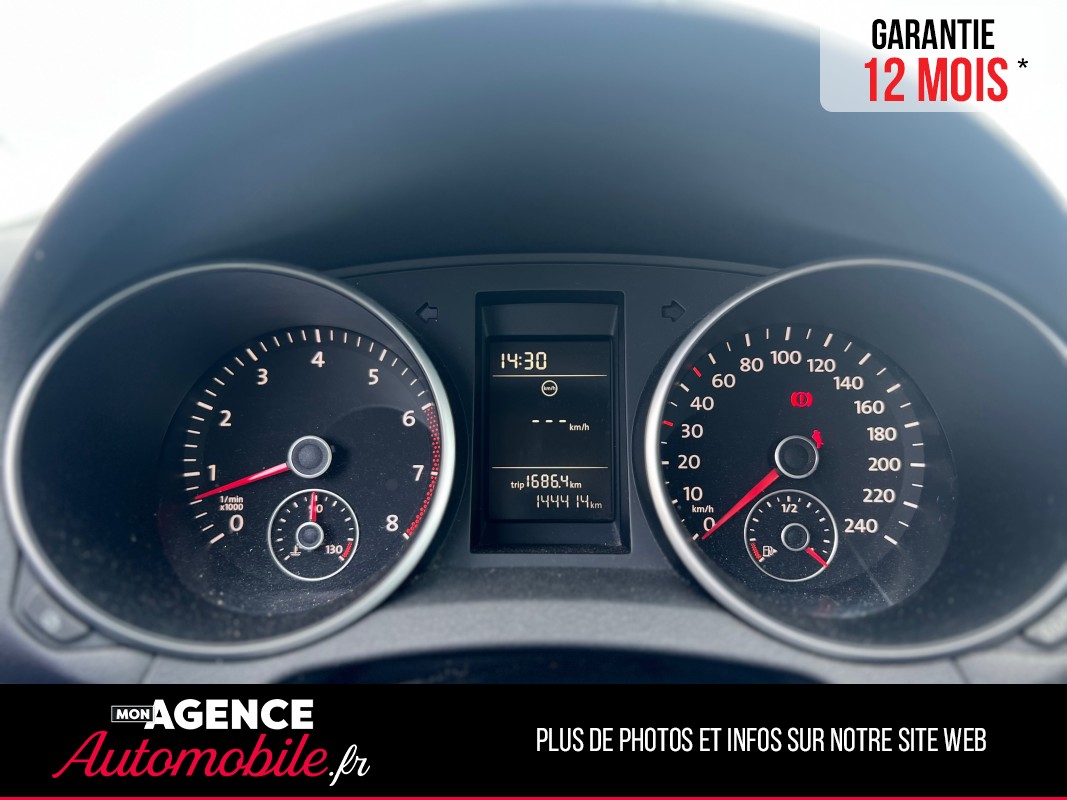 Volkswagen GOLF VI TREND 1.4 80 Ch *Suivi Complet*Régulateur / GARANTIE 12 MOIS