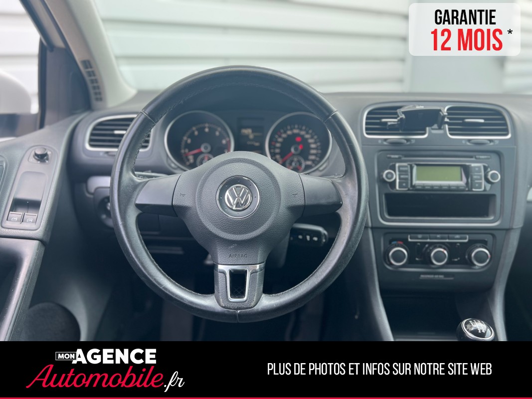 Volkswagen GOLF VI TREND 1.4 80 Ch *Suivi Complet*Régulateur / GARANTIE 12 MOIS