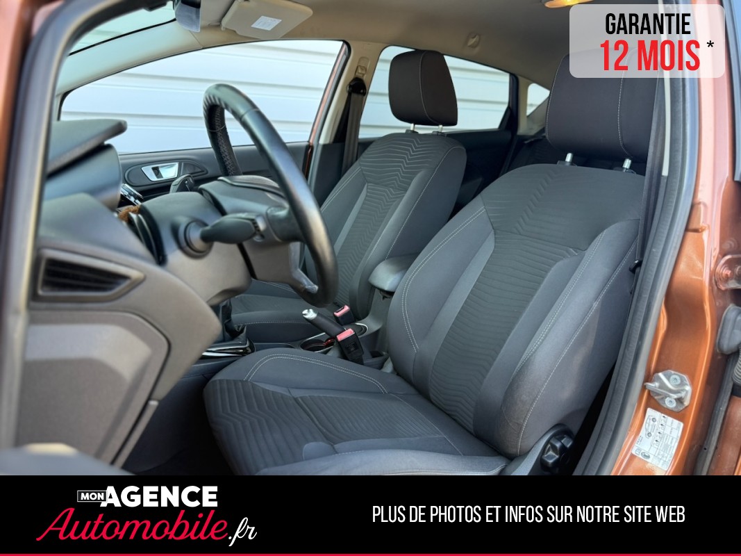 Ford FIESTA 1.0 ECOBOOST TITANIUM 125ch *KIT DISTRIBUTION 2025*SIEGES ET PARBRISE CHAUFFANTS*RADAR AV AR*SONY*/GARANTIE 12 MOIS