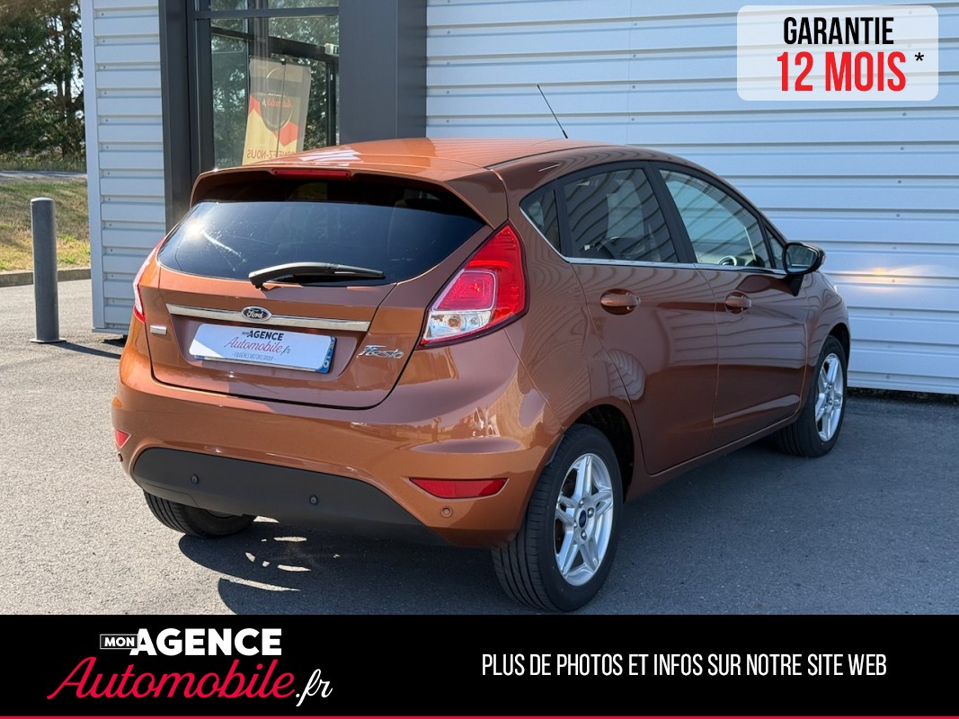Ford FIESTA 1.0 ECOBOOST TITANIUM 125ch *KIT DISTRIBUTION 2025*SIEGES ET PARBRISE CHAUFFANTS*RADAR AV AR*SONY*/GARANTIE 12 MOIS