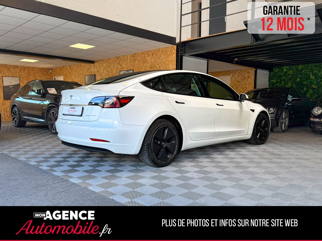 Tesla MODEL 3 PHASE 2 LONG RANGE AWD 525 AUTO PILOTE SOH 83%