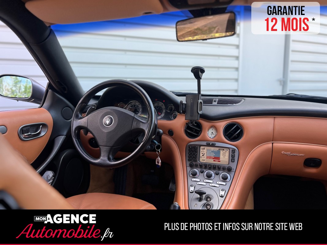 Maserati COUPE CAMBIOCORSA V8 4.2L 390 Ch *Suivi COMPLET*Intérieur Camel*Ligne INOX / GARANTIE 12 MOIS