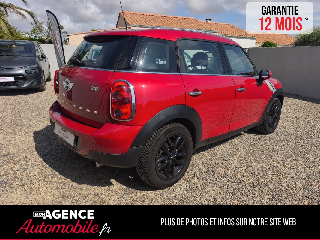 Mini COUNTRYMAN ONE 1.4i 16V 98 / Garantie 12 Mois