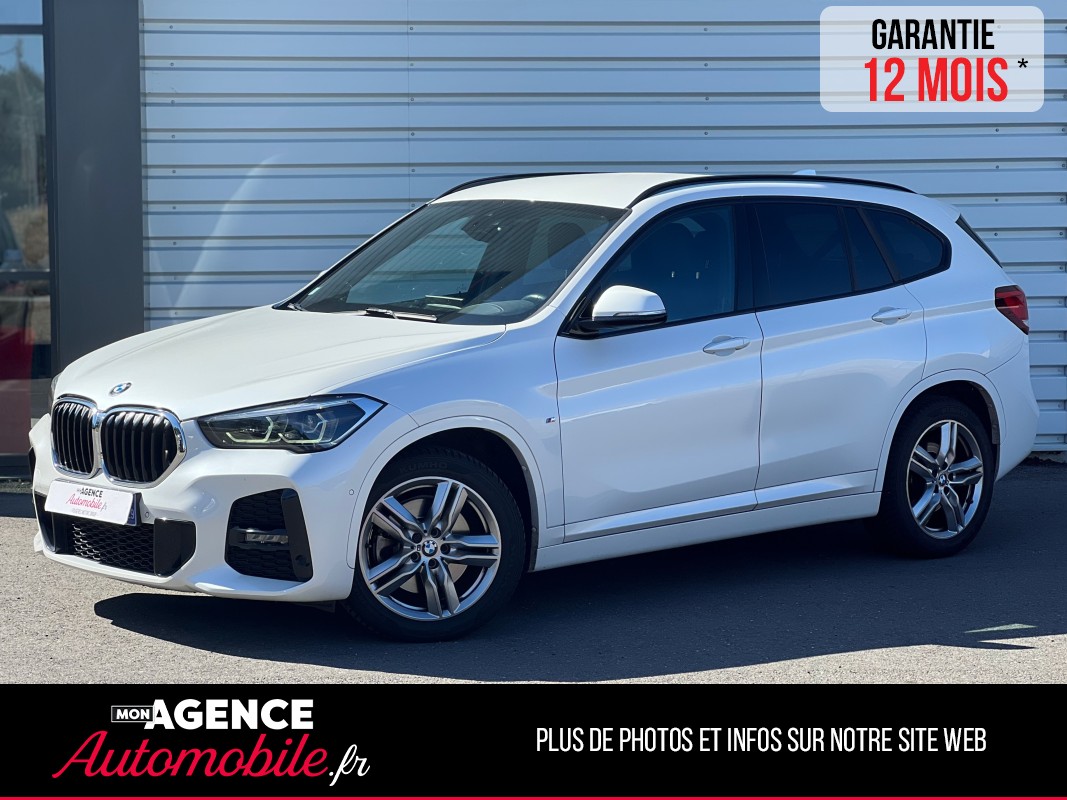 BMW X1 M SPORT 20d 190 Ch Blanc Nacré *GPS Pro*Sièges Elec*Affichage Tête Haute *Attelage Amovible / GARANTIE 12 MOIS