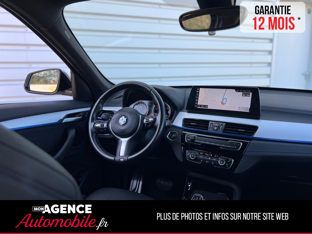 BMW X1 M SPORT 20d 190 Ch Blanc Nacré *GPS Pro*Sièges Elec*Affichage Tête Haute *Attelage Amovible / GARANTIE 12 MOIS
