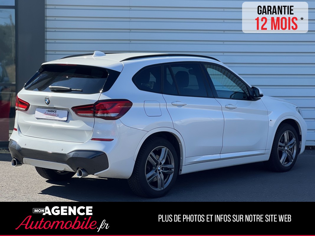 BMW X1 M SPORT 20d 190 Ch Blanc Nacré *GPS Pro*Sièges Elec*Affichage Tête Haute *Attelage Amovible / GARANTIE 12 MOIS