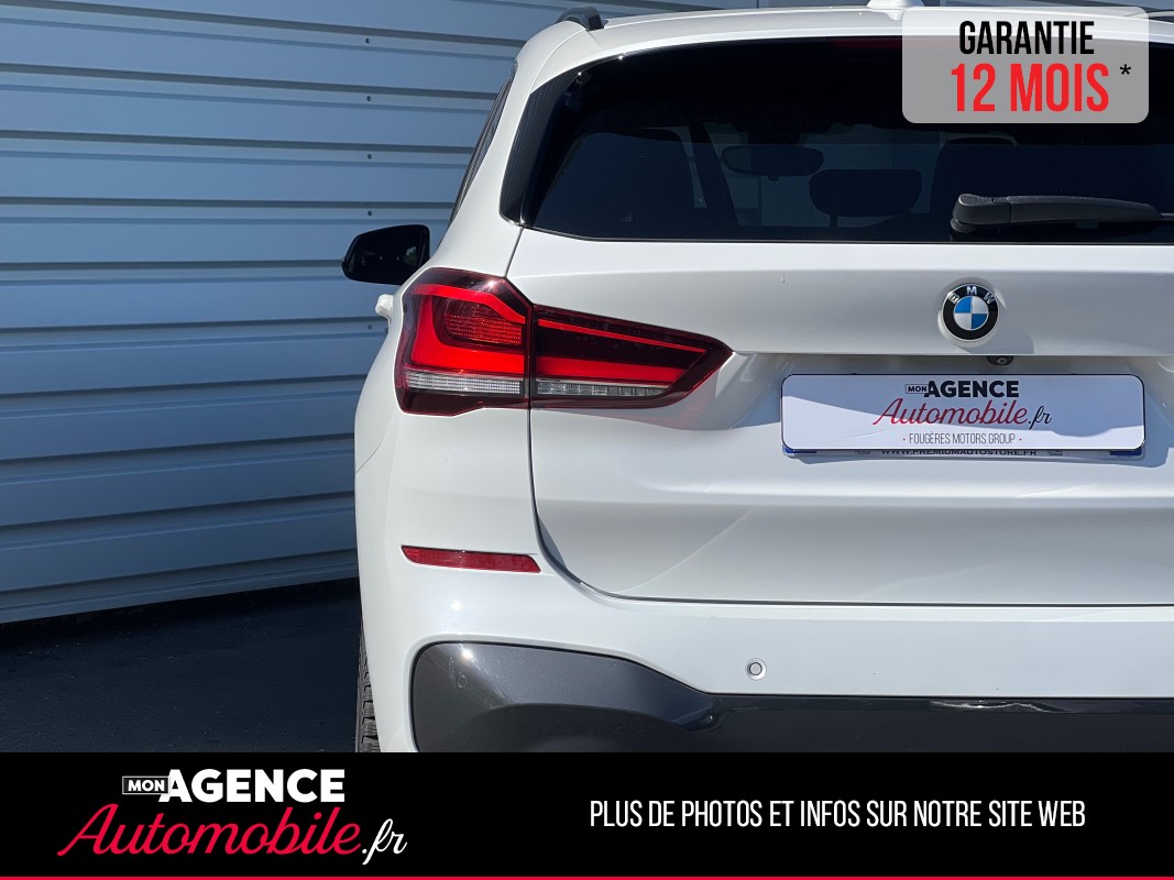 BMW X1 M SPORT 20d 190 Ch Blanc Nacré *GPS Pro*Sièges Elec*Affichage Tête Haute *Attelage Amovible / GARANTIE 12 MOIS