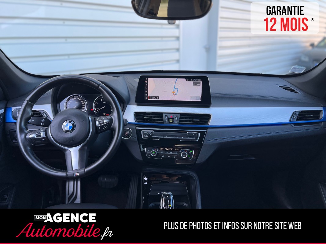BMW X1 M SPORT 20d 190 Ch Blanc Nacré *GPS Pro*Sièges Elec*Affichage Tête Haute *Attelage Amovible / GARANTIE 12 MOIS