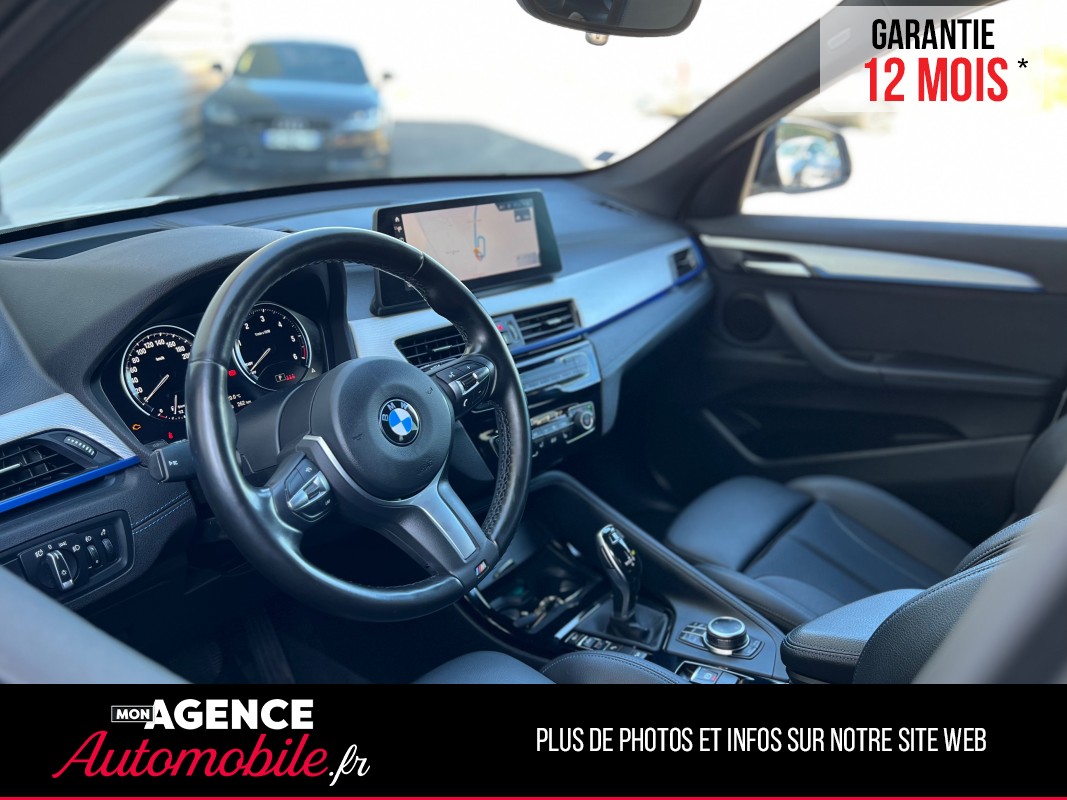 BMW X1 M SPORT 20d 190 Ch Blanc Nacré *GPS Pro*Sièges Elec*Affichage Tête Haute *Attelage Amovible / GARANTIE 12 MOIS