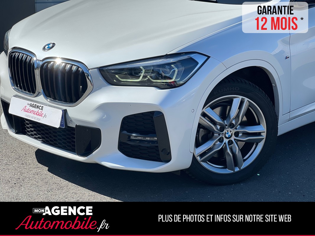 BMW X1 M SPORT 20d 190 Ch Blanc Nacré *GPS Pro*Sièges Elec*Affichage Tête Haute *Attelage Amovible / GARANTIE 12 MOIS
