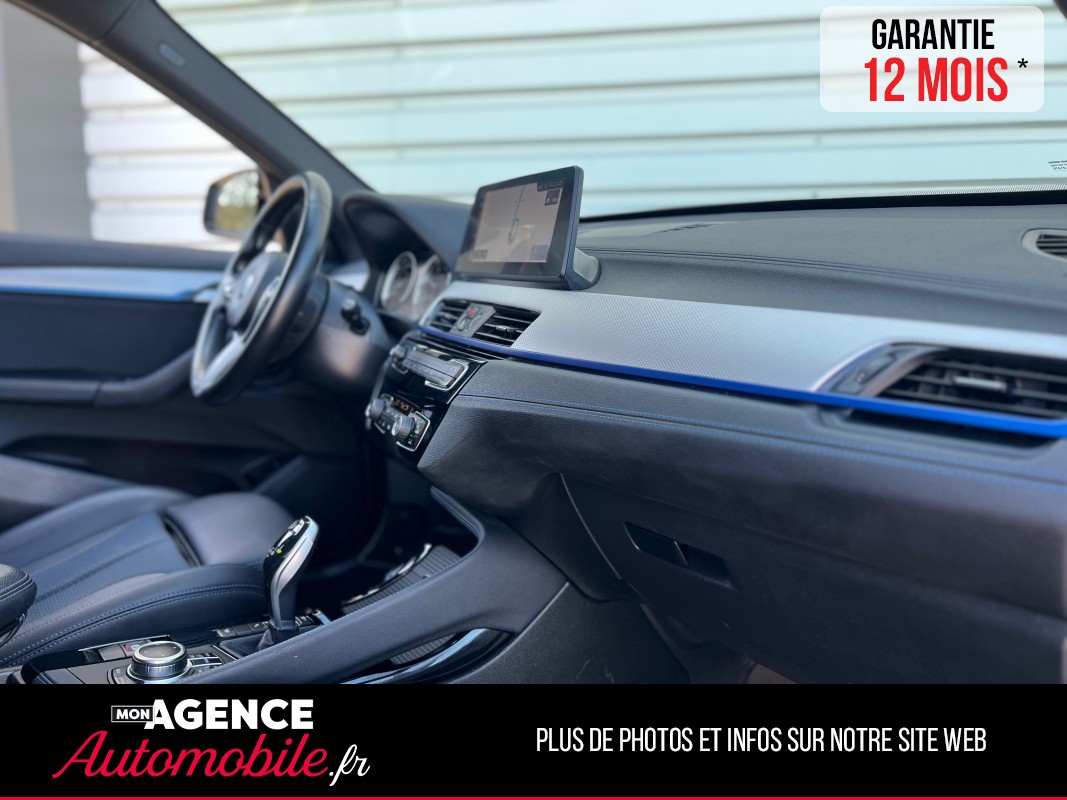 BMW X1 M SPORT 20d 190 Ch Blanc Nacré *GPS Pro*Sièges Elec*Affichage Tête Haute *Attelage Amovible / GARANTIE 12 MOIS