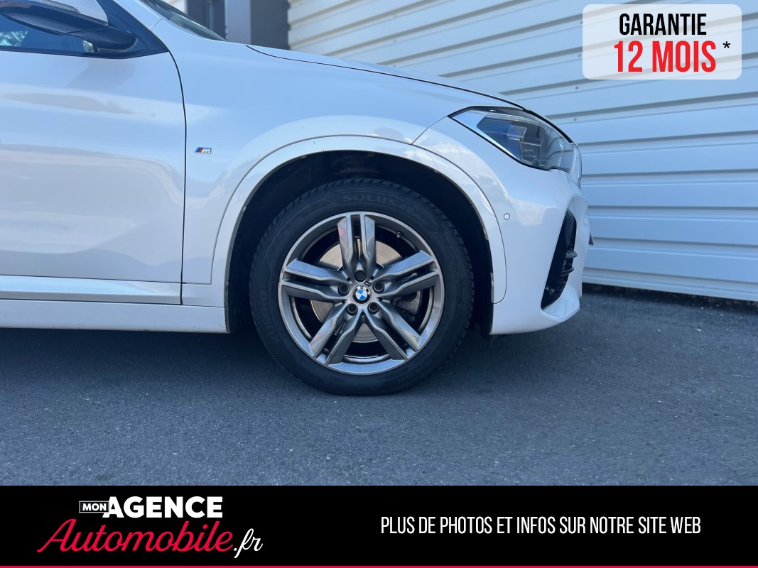 BMW X1 M SPORT 20d 190 Ch Blanc Nacré *GPS Pro*Sièges Elec*Affichage Tête Haute *Attelage Amovible / GARANTIE 12 MOIS