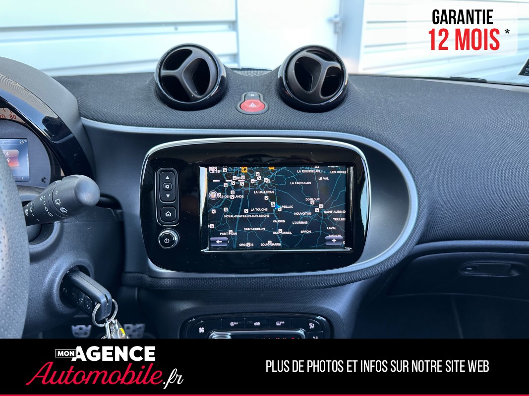 Smart Forfour PASSION 1.0 71ch 2ème Main *Jantes Brabus*Caméra De Recul*Climatisation*GPS TomTom
