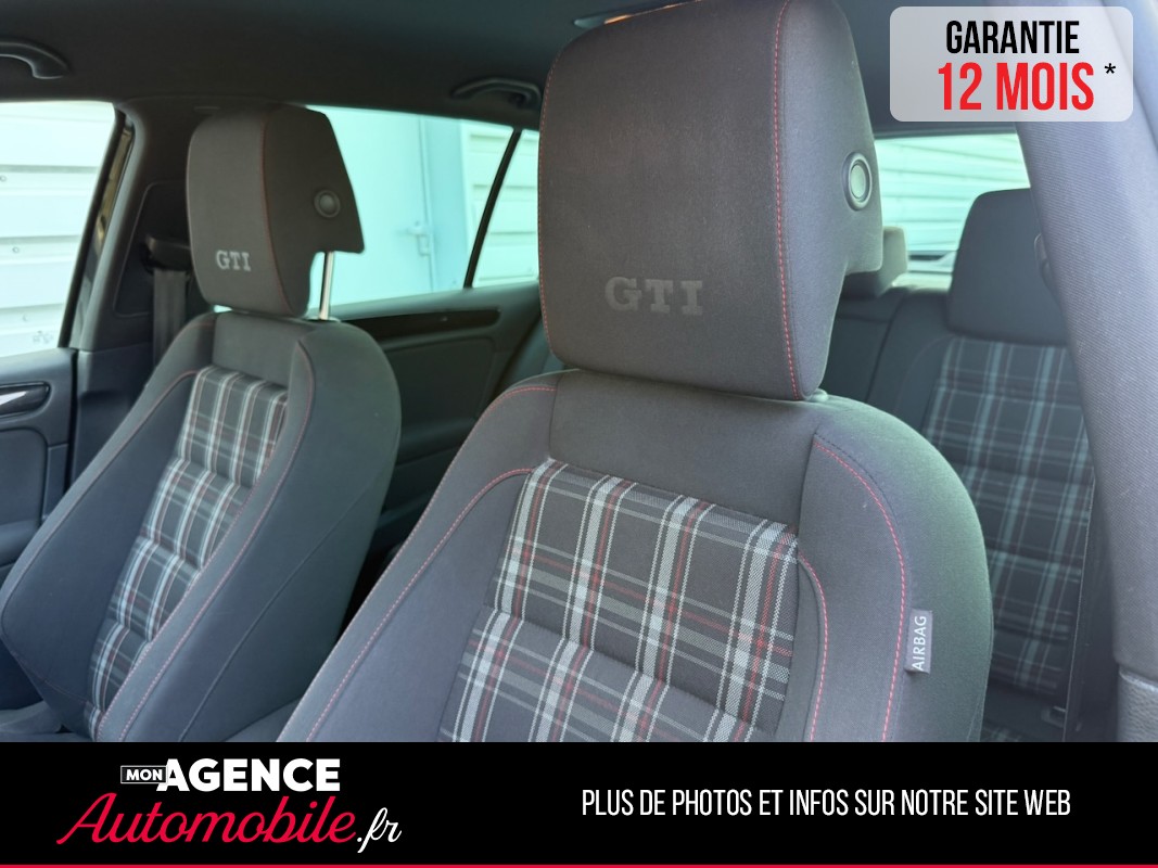 Volkswagen GOLF VI GTI DSG6 210ch *CLAPET ECHAPPEMENT* / GARANTIE 12 MOIS
