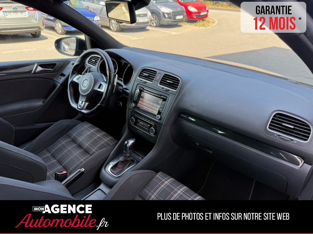 Volkswagen GOLF VI GTI DSG6 210ch *CLAPET ECHAPPEMENT* / GARANTIE 12 MOIS