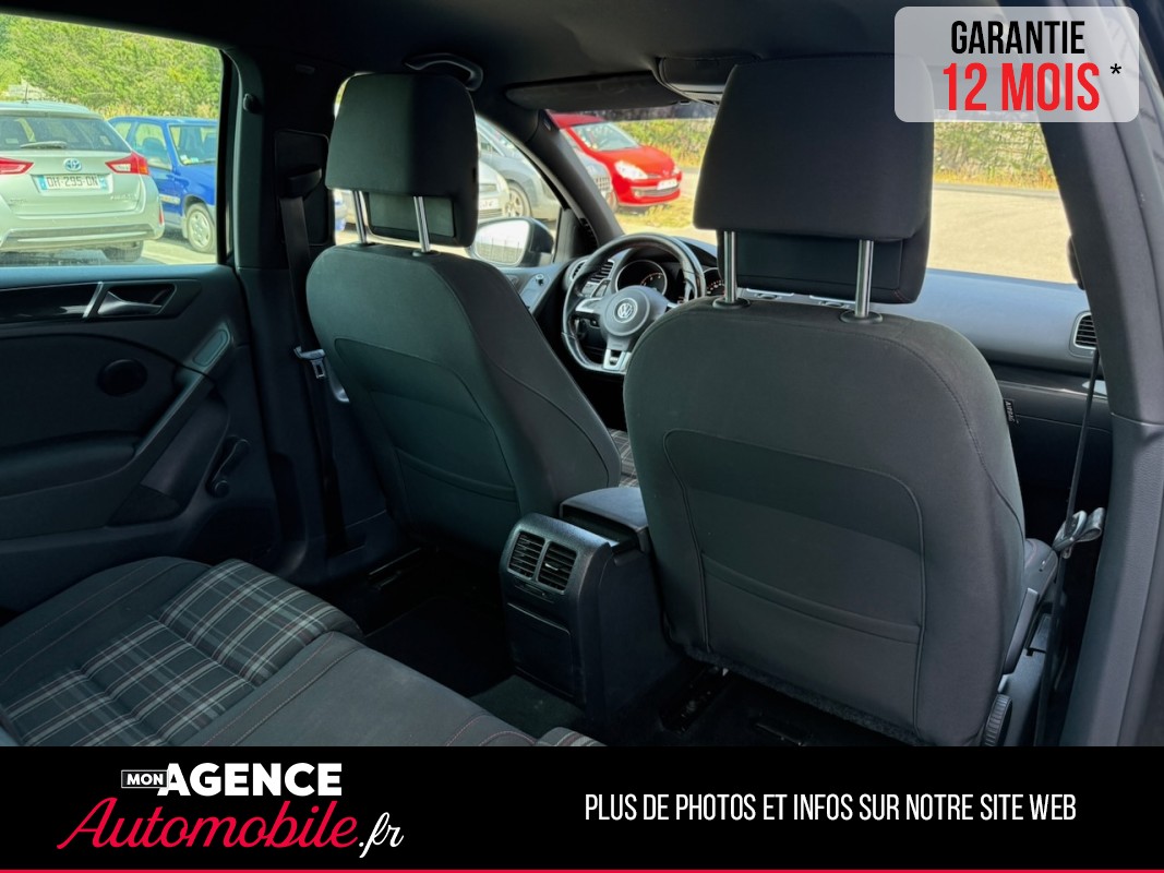 Volkswagen GOLF VI GTI DSG6 210ch *CLAPET ECHAPPEMENT* / GARANTIE 12 MOIS