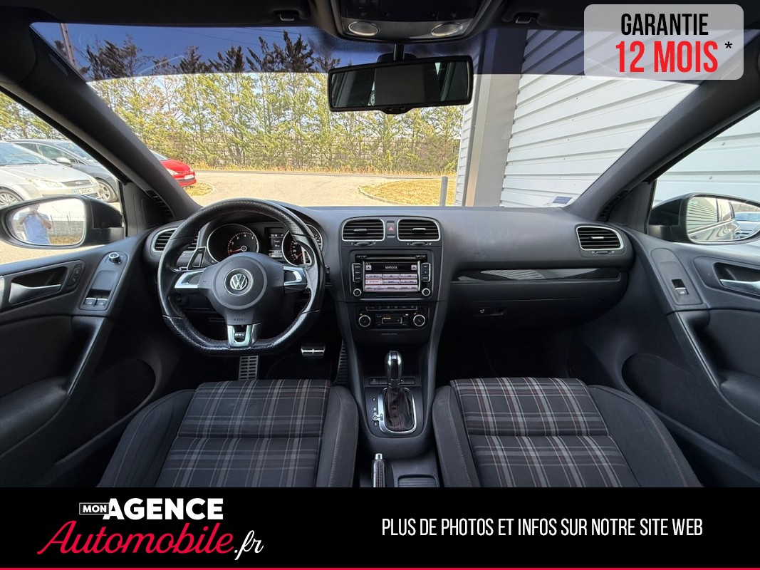 Volkswagen GOLF VI GTI DSG6 210ch *CLAPET ECHAPPEMENT* / GARANTIE 12 MOIS