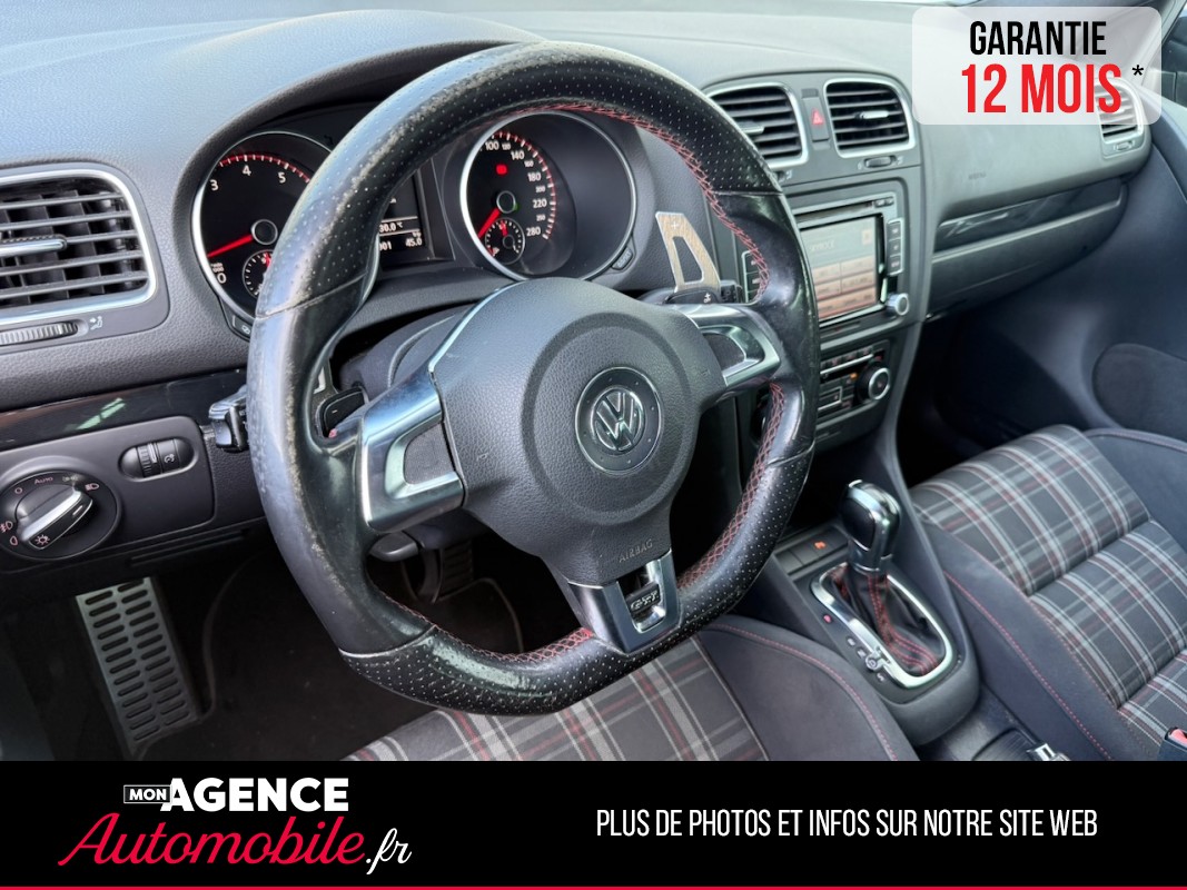 Volkswagen GOLF VI GTI DSG6 210ch *CLAPET ECHAPPEMENT* / GARANTIE 12 MOIS