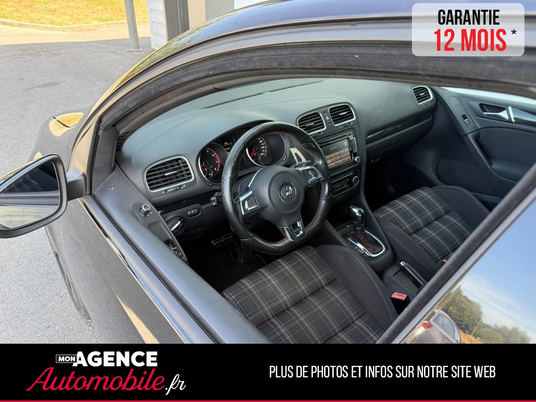 Volkswagen GOLF VI GTI DSG6 210ch *CLAPET ECHAPPEMENT* / GARANTIE 12 MOIS