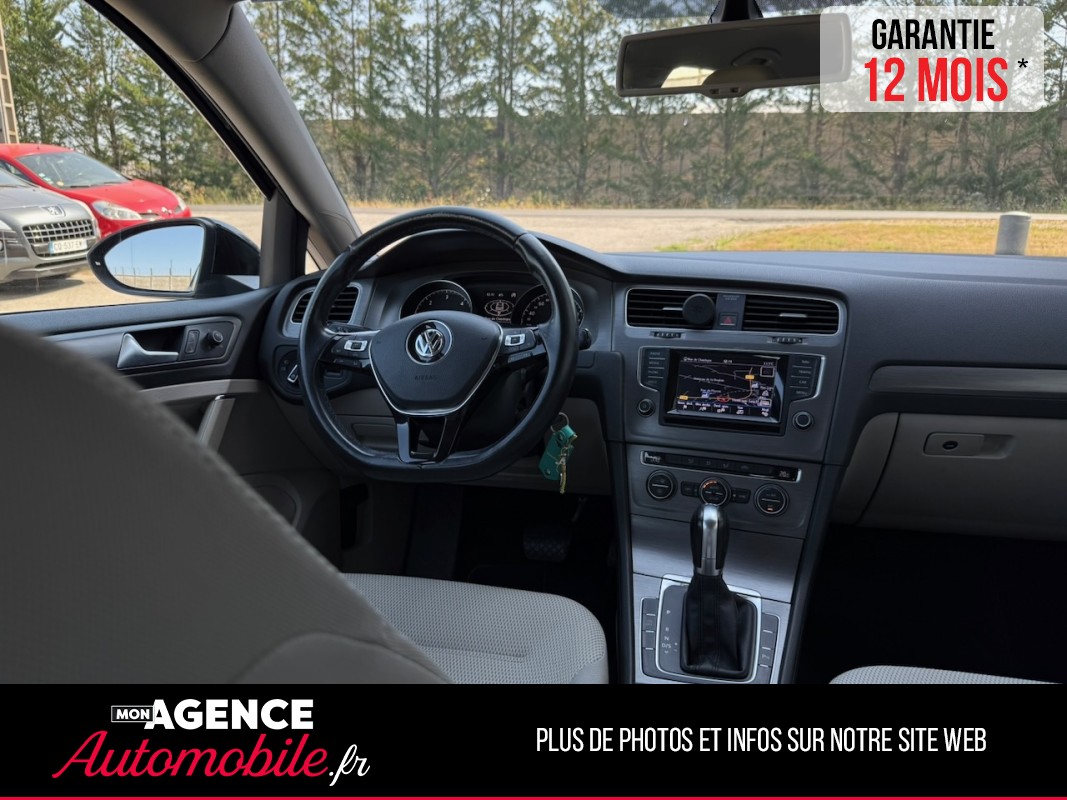 Volkswagen GOLF VII 1.6 TDI 105ch CONFORTLINE DSG7 *RADAR AV AR*REGULATEUR ADAPTATIF*/ GARANTIE 12 MOIS