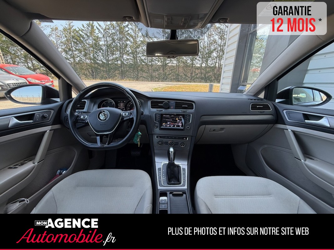 Volkswagen GOLF VII 1.6 TDI 105ch CONFORTLINE DSG7 *RADAR AV AR*REGULATEUR ADAPTATIF*/ GARANTIE 12 MOIS