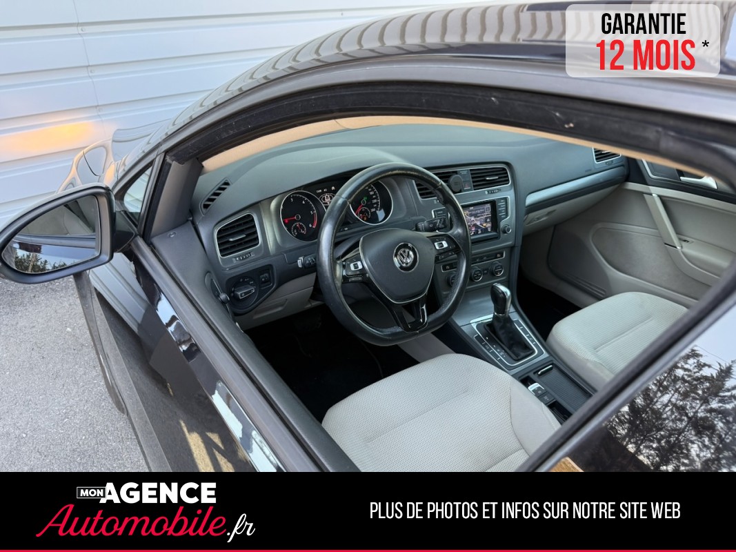 Volkswagen GOLF VII 1.6 TDI 105ch CONFORTLINE DSG7 *RADAR AV AR*REGULATEUR ADAPTATIF*/ GARANTIE 12 MOIS