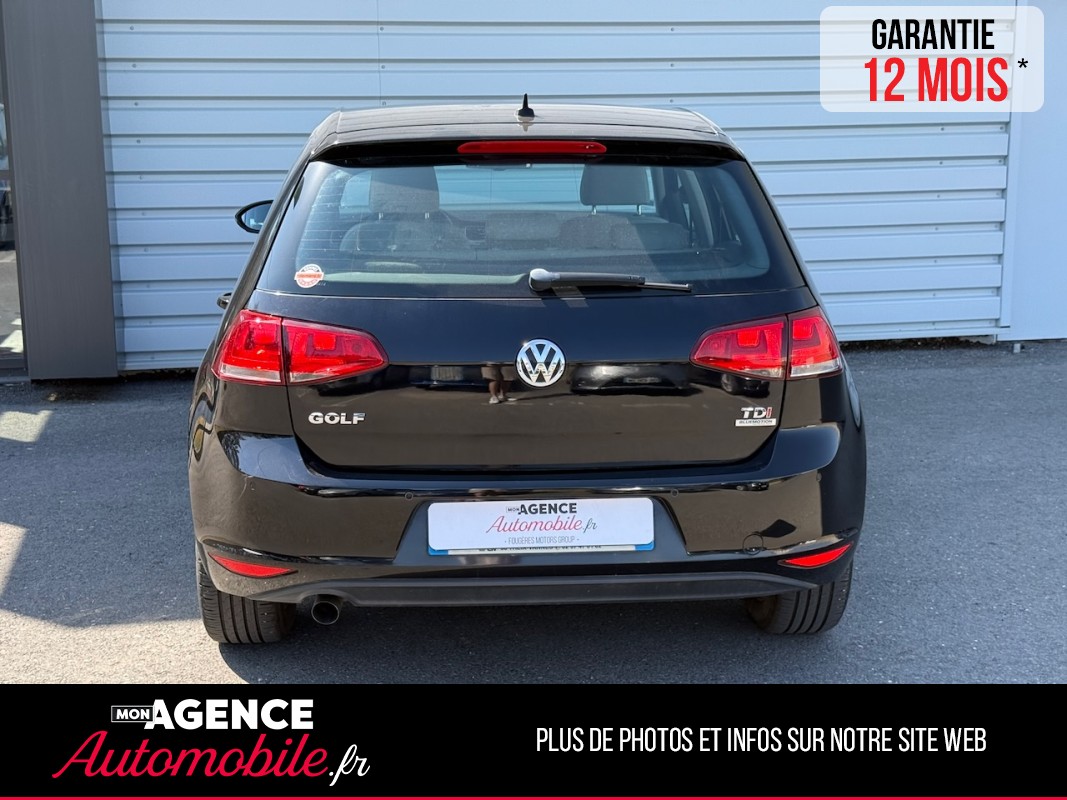 Volkswagen GOLF VII 1.6 TDI 105ch CONFORTLINE DSG7 *RADAR AV AR*REGULATEUR ADAPTATIF*/ GARANTIE 12 MOIS