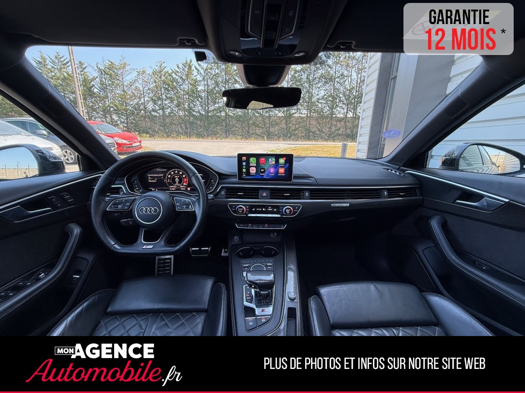Audi S4 AVANT 3.0 TFSI 354ch QUATTRO *ATTELAGE*SIEGE CHAUFFANTS AV AR*MASSANT AV*PACK CARBONE*Bang & Olufsen*/ GARANTIE 12 MOIS