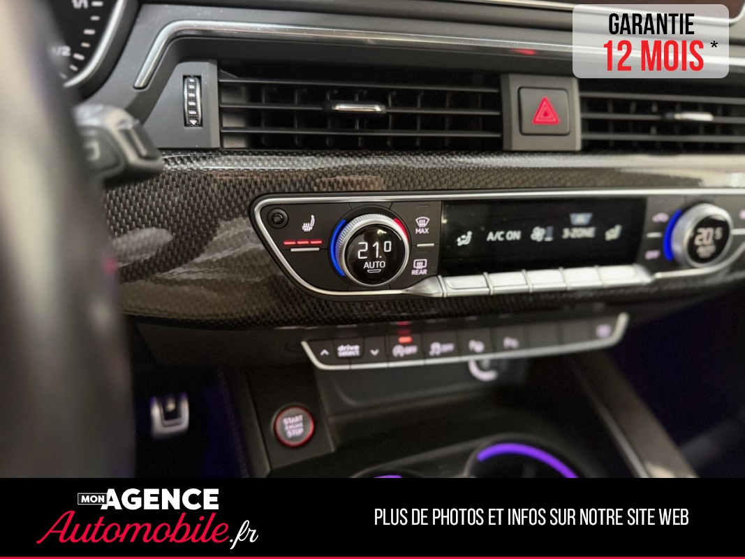 Audi S4 AVANT 3.0 TFSI 354ch QUATTRO *ATTELAGE*SIEGE CHAUFFANTS AV AR*MASSANT AV*PACK CARBONE*Bang & Olufsen*/ GARANTIE 12 MOIS