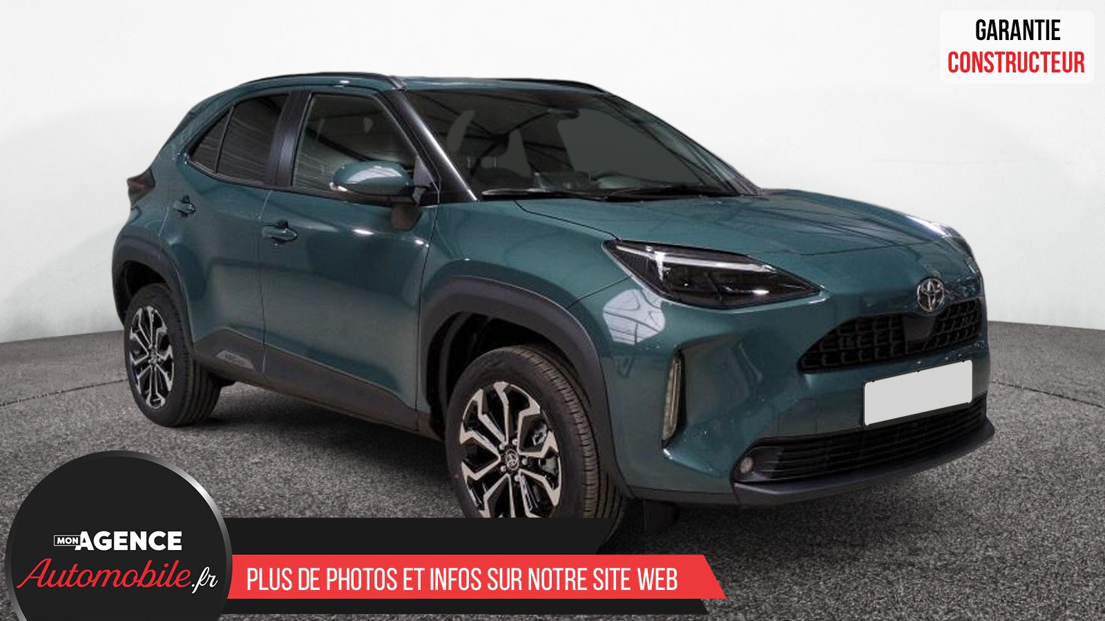 Toyota YARIS CROSS HYBRIDE 130H 2WD BVA DESIGN SUREQUIPE (RADARS AV-AR, SIÈGES CHAUFFANTS, ANGLES MORTS)