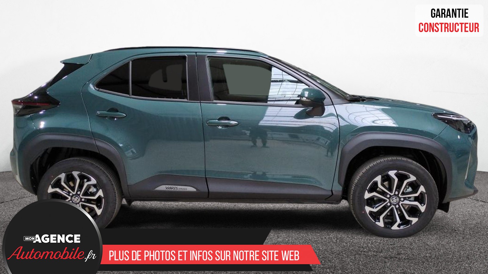 Toyota YARIS CROSS HYBRIDE 130H 2WD BVA DESIGN SUREQUIPE (RADARS AV-AR, SIÈGES CHAUFFANTS, ANGLES MORTS)