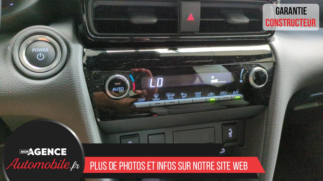Toyota YARIS CROSS HYBRIDE 130H 2WD BVA DESIGN SUREQUIPE (RADARS AV-AR, SIÈGES CHAUFFANTS, ANGLES MORTS)