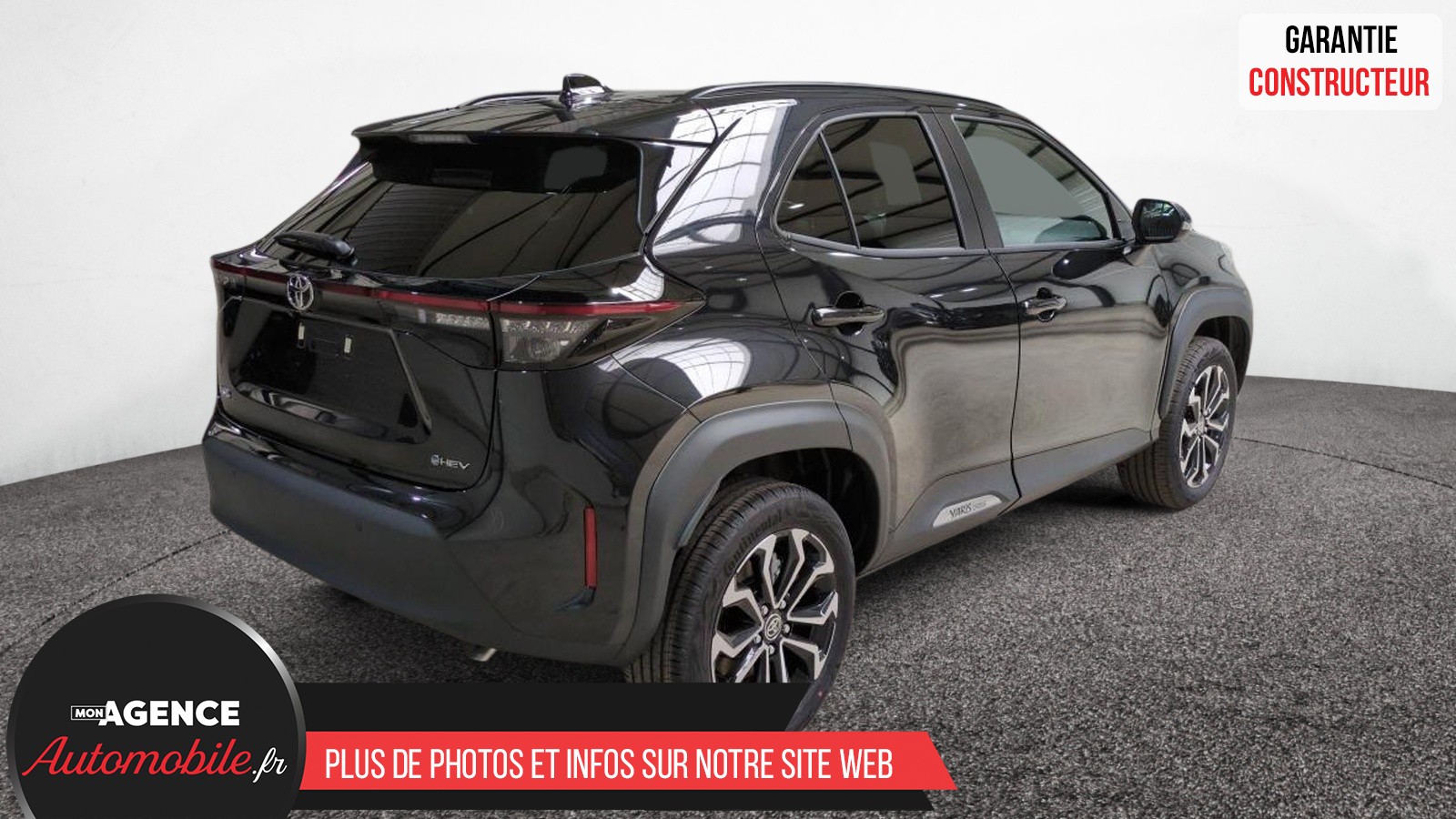 Toyota YARIS CROSS HYBRIDE 130H 2WD BVA DESIGN SUREQUIPE (RADARS AV-AR, SIÈGES CHAUFFANTS, ANGLES MORTS)