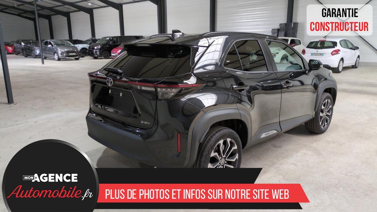 Toyota YARIS CROSS HYBRIDE 130H 2WD BVA DESIGN SUREQUIPE (RADARS AV-AR, SIÈGES CHAUFFANTS, ANGLES MORTS)