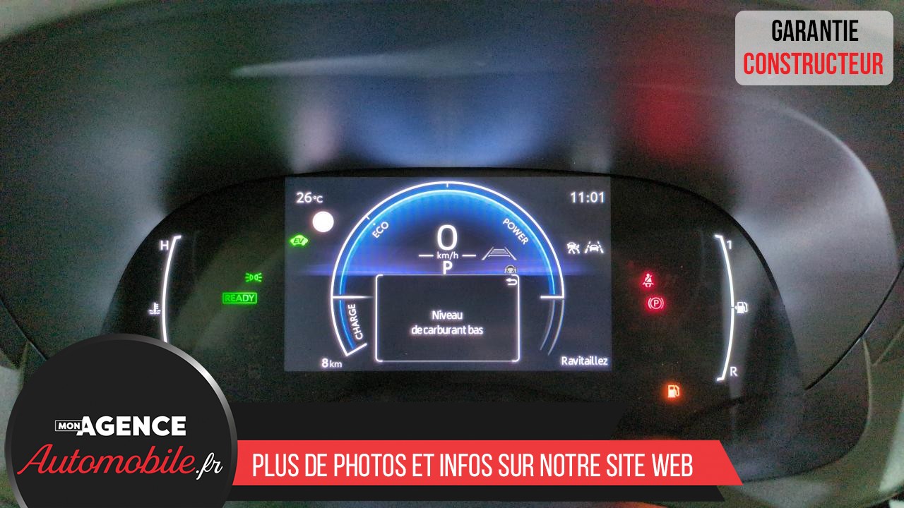 Toyota YARIS CROSS HYBRIDE 130H 2WD BVA DESIGN SUREQUIPE (RADARS AV-AR, SIÈGES CHAUFFANTS, ANGLES MORTS)