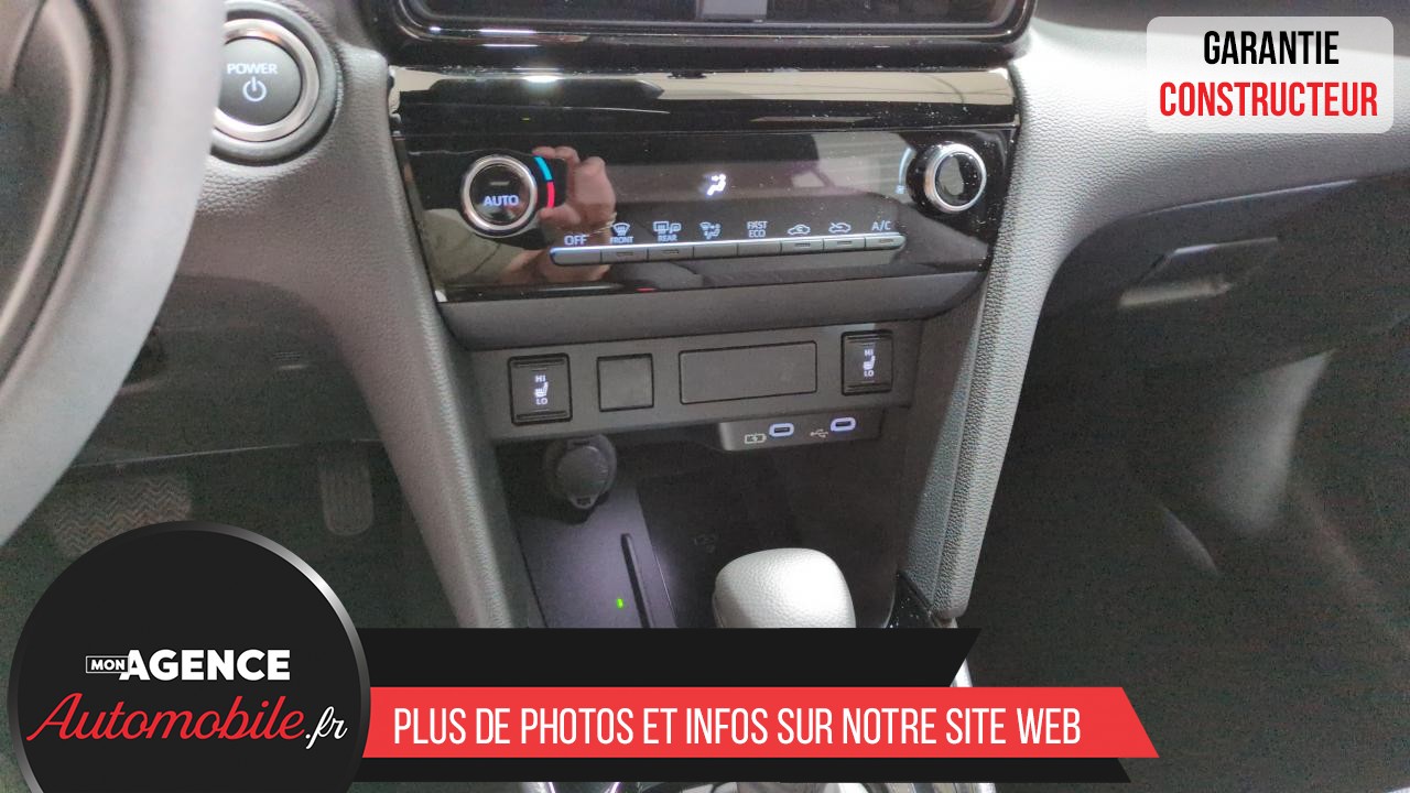 Toyota YARIS CROSS HYBRIDE 130H 2WD BVA DESIGN SUREQUIPE (RADARS AV-AR, SIÈGES CHAUFFANTS, ANGLES MORTS)